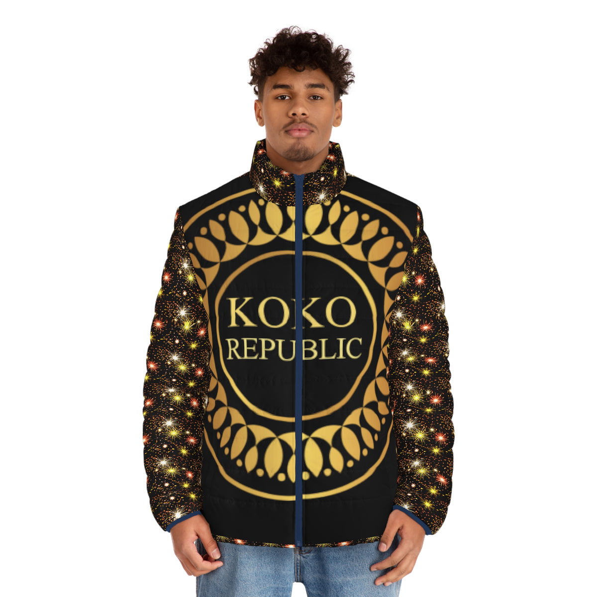Men's Puffer Jacket (AOP)
