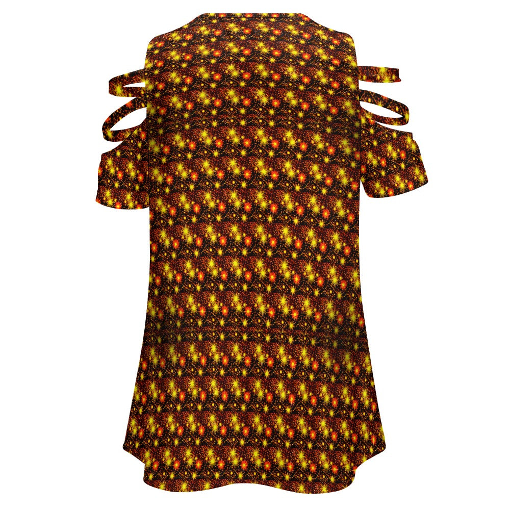 Ladies BE Zip Off Shoulder Top