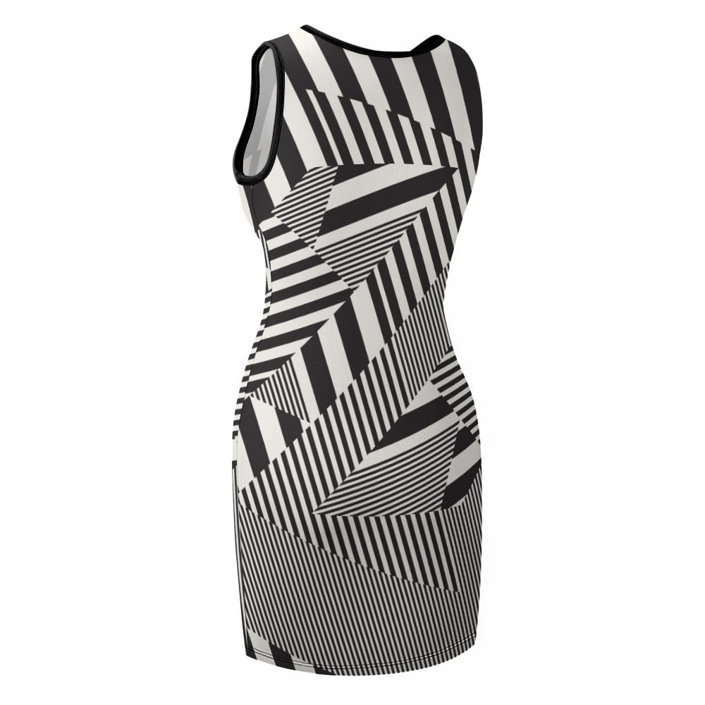 kokorepublic Temperament Slim Fit Sleeveless Tank Dress