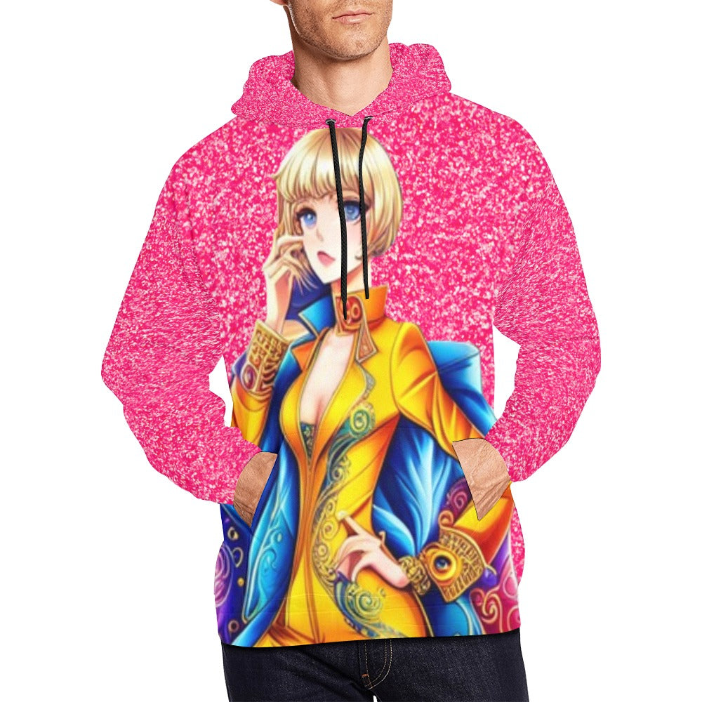 kokorepublic Men's All Over Print Hoodie (USA Size) (Model H13)