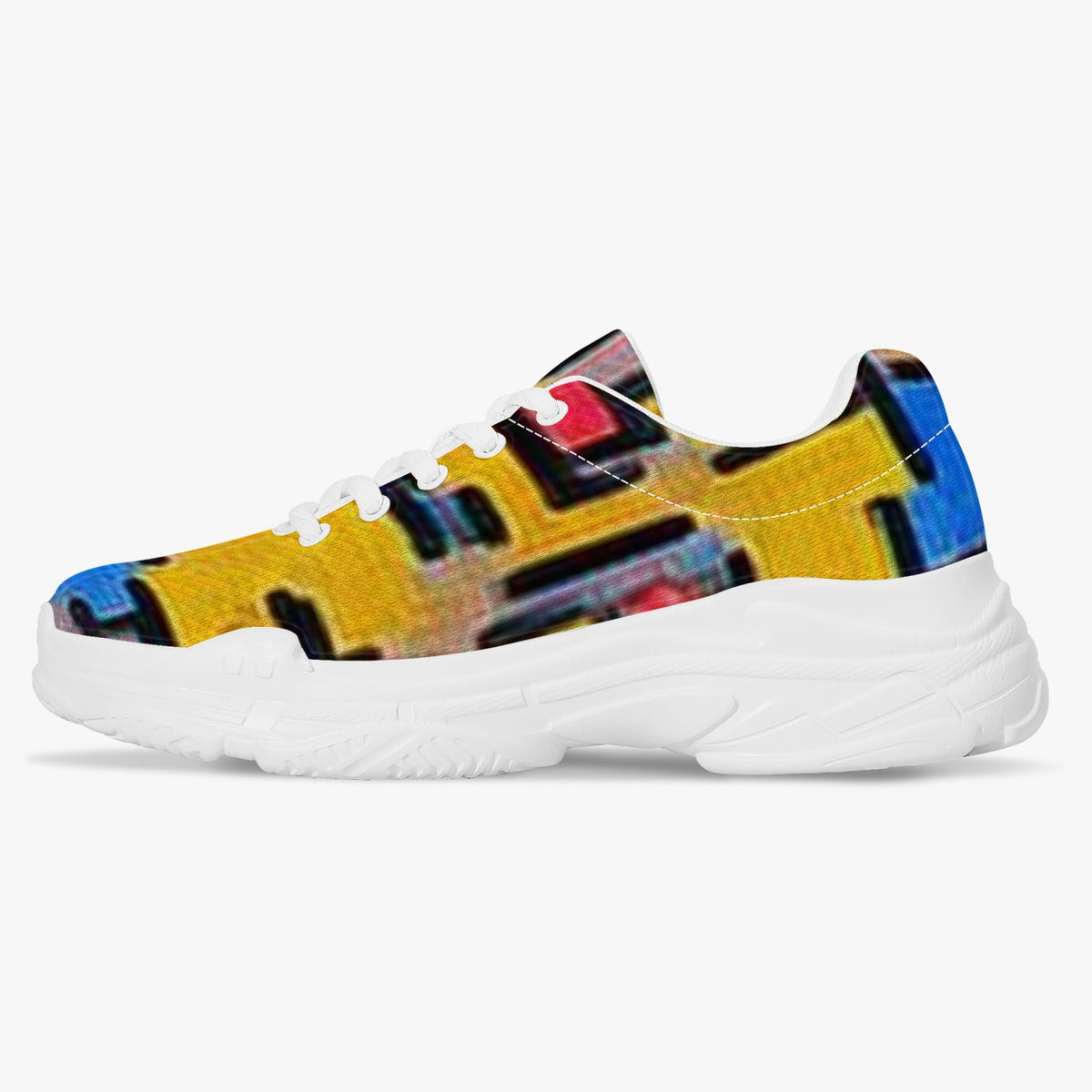 176. Trendy Chunky Sneakers - White/Black