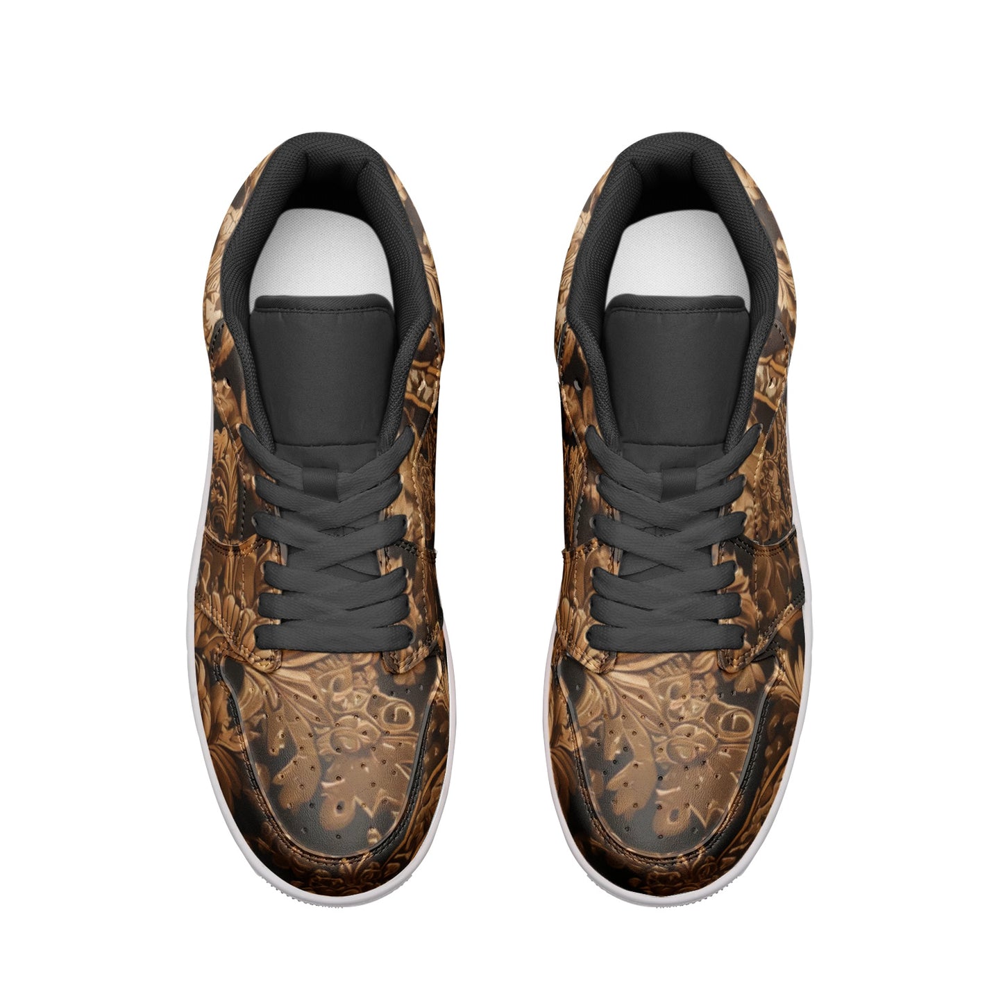 fullbreedcustom Unisex Low Top Leather Sneakers