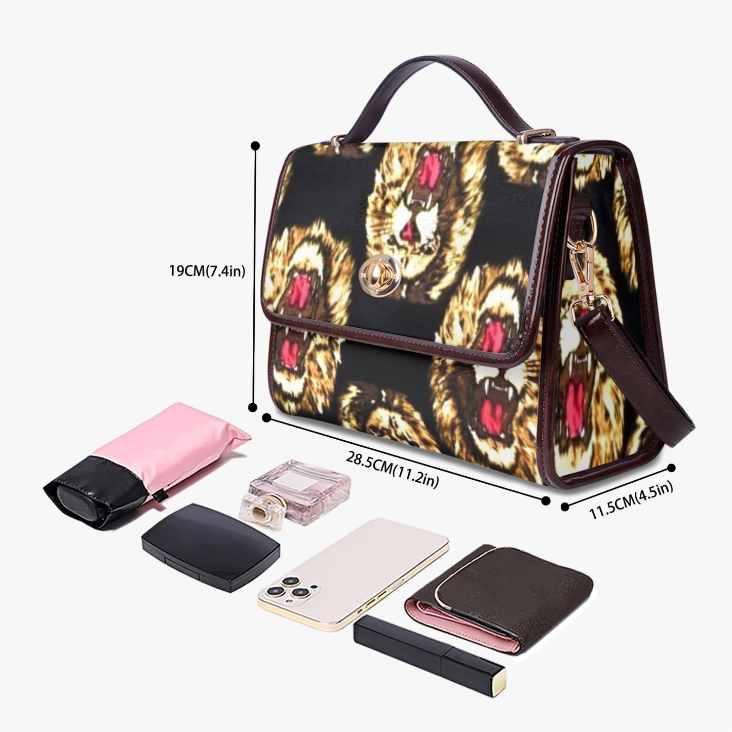772. Flap Saddle Bag