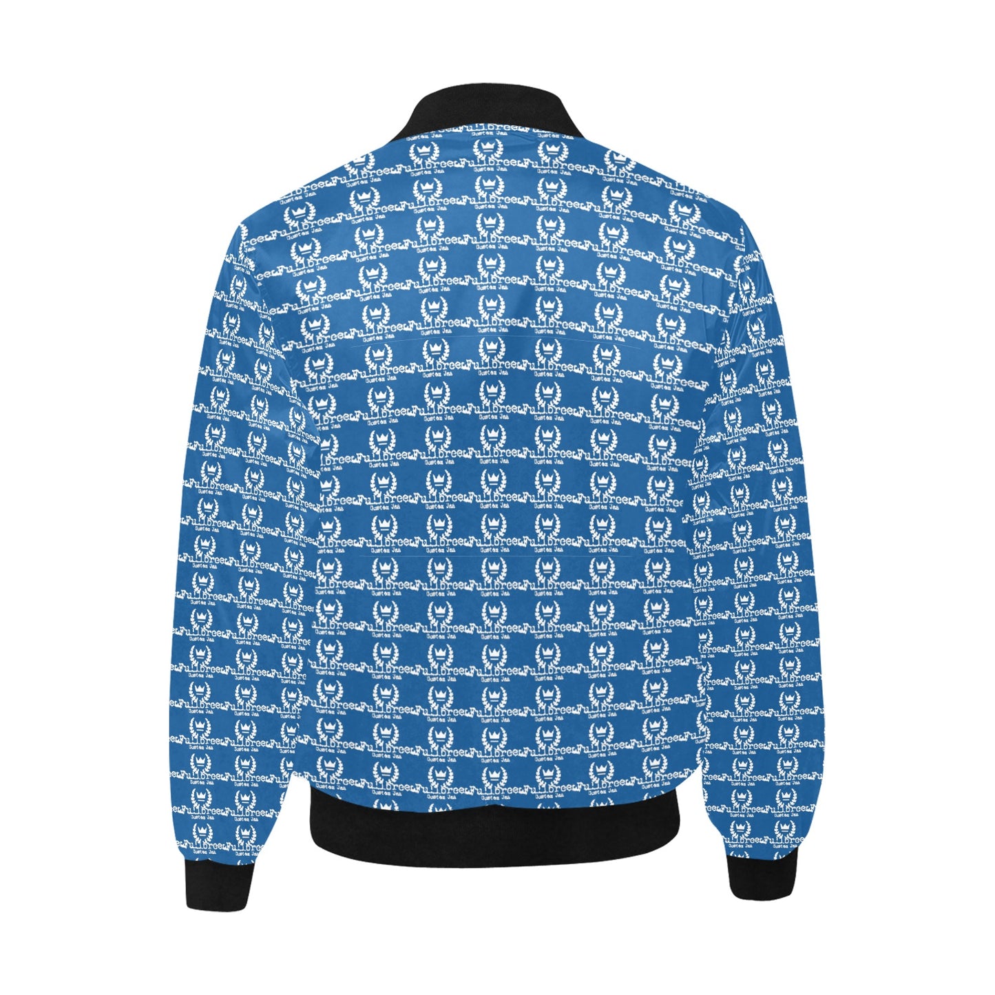 kokorepublic Men's All Over Print Quilted Bomber Jacket(Model H33)