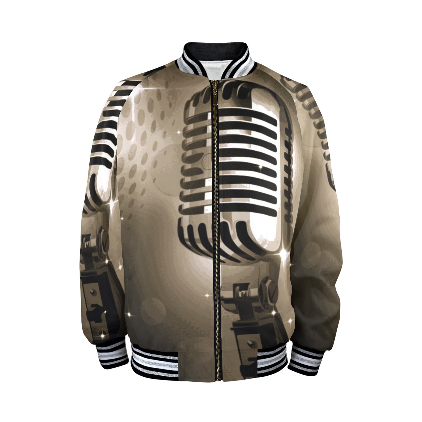 kokorepublic New Men's Striped Trim Bomber Jacket