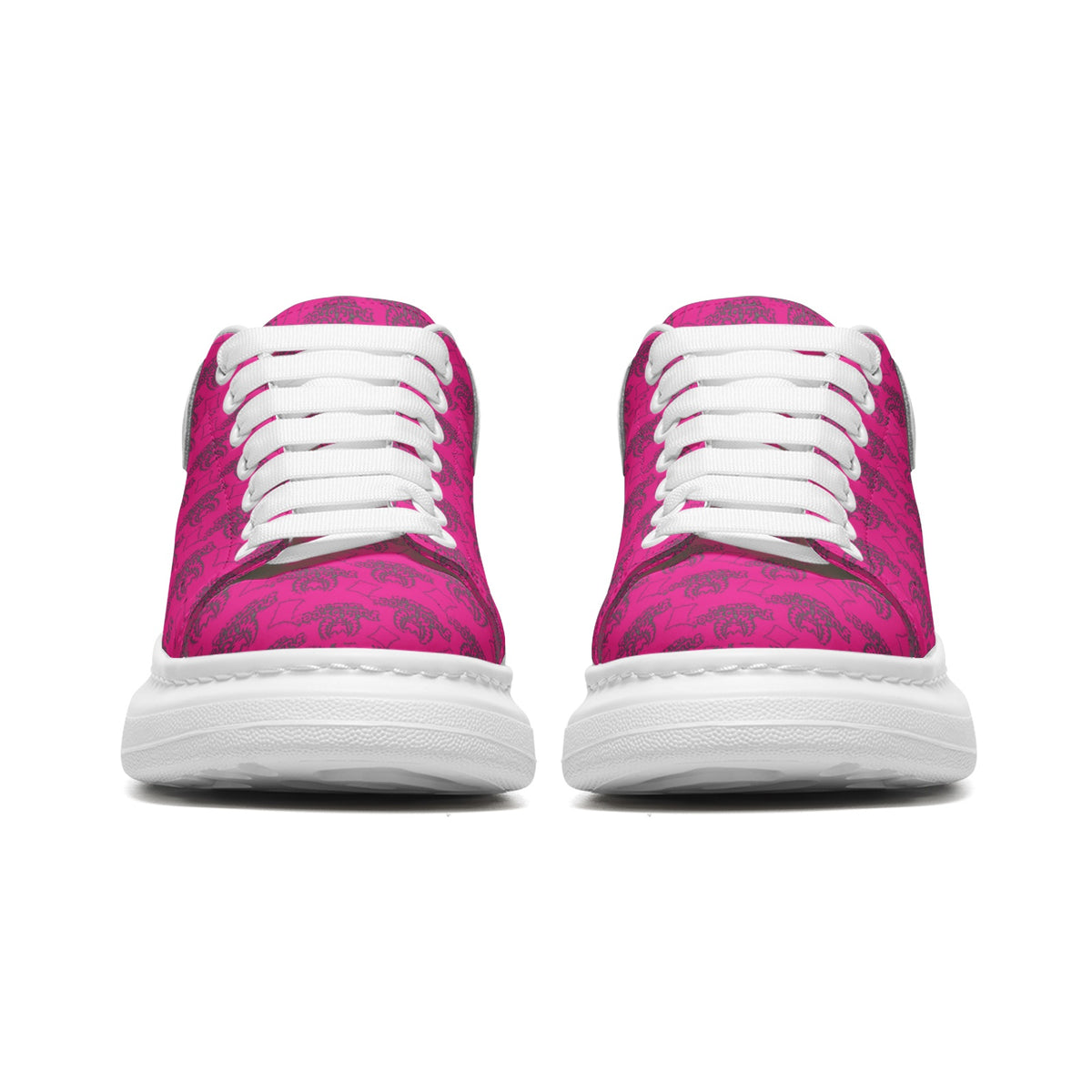 Unisex Non Slip Lace Up Leather Sneakers