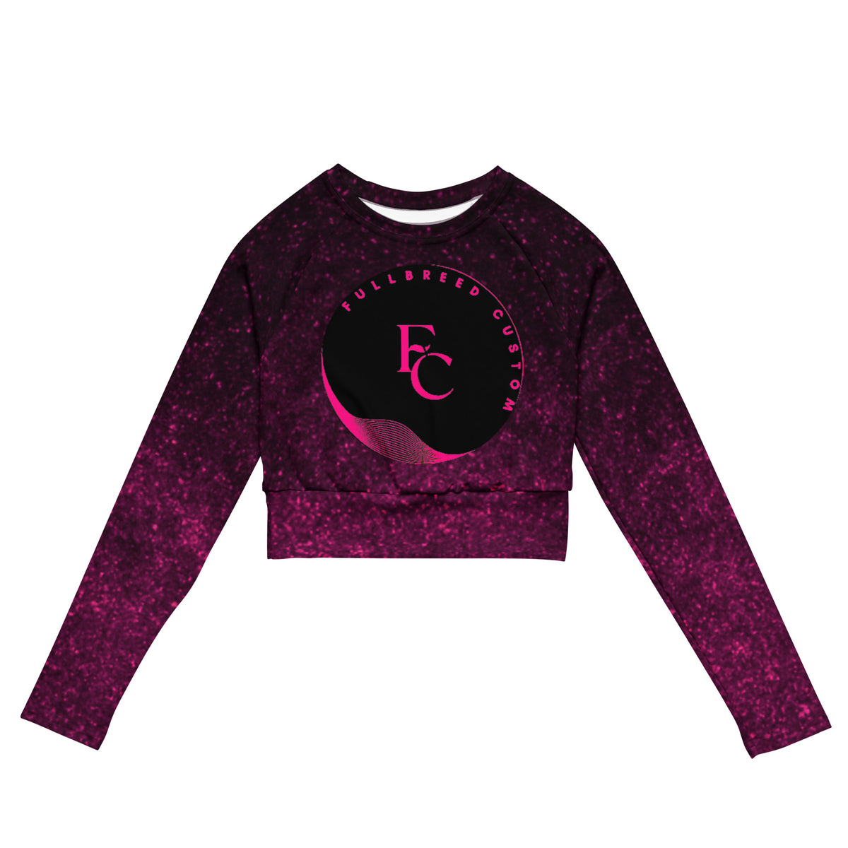 kokorepublic Recycled long-sleeve crop top