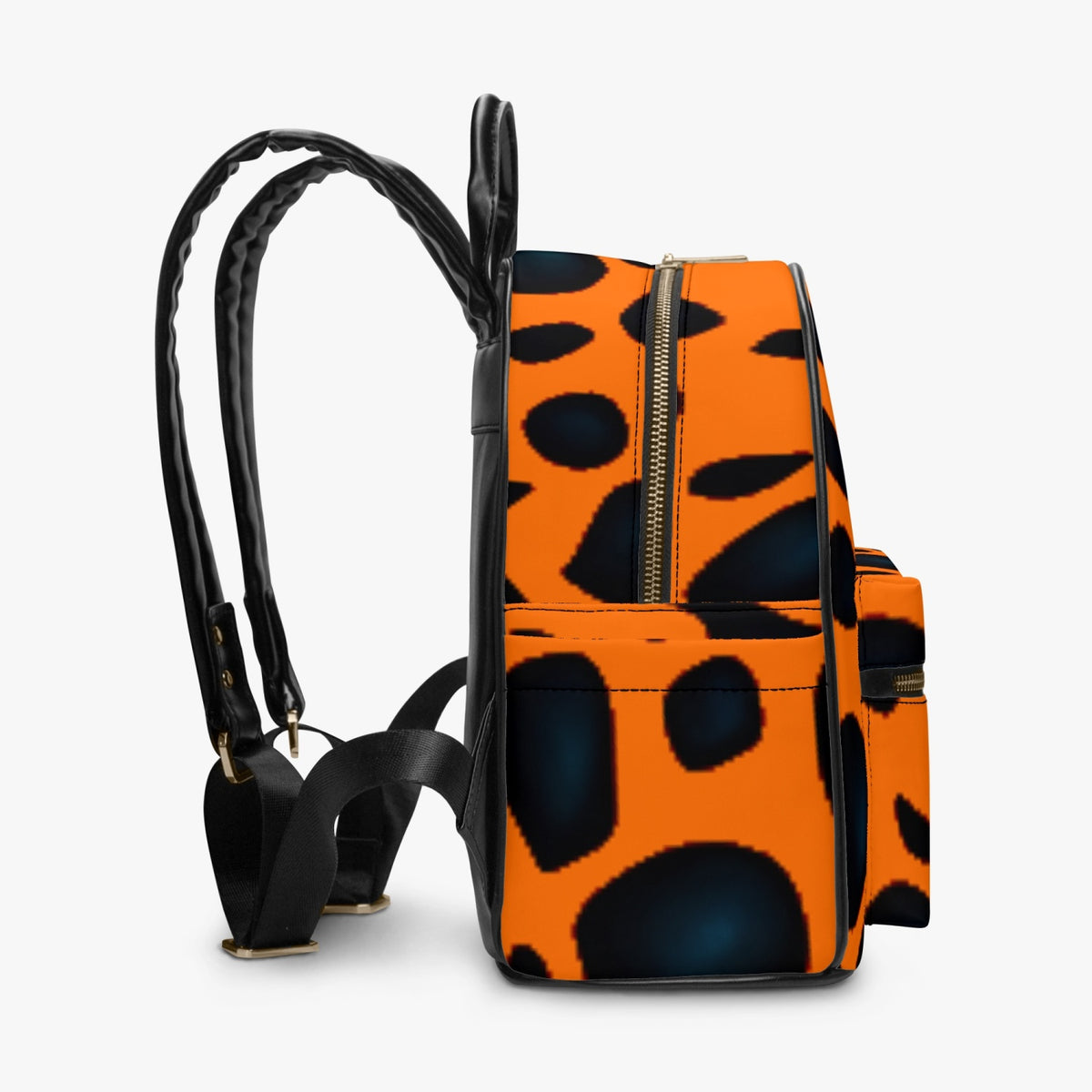 909. All Over Printed PU Backpack