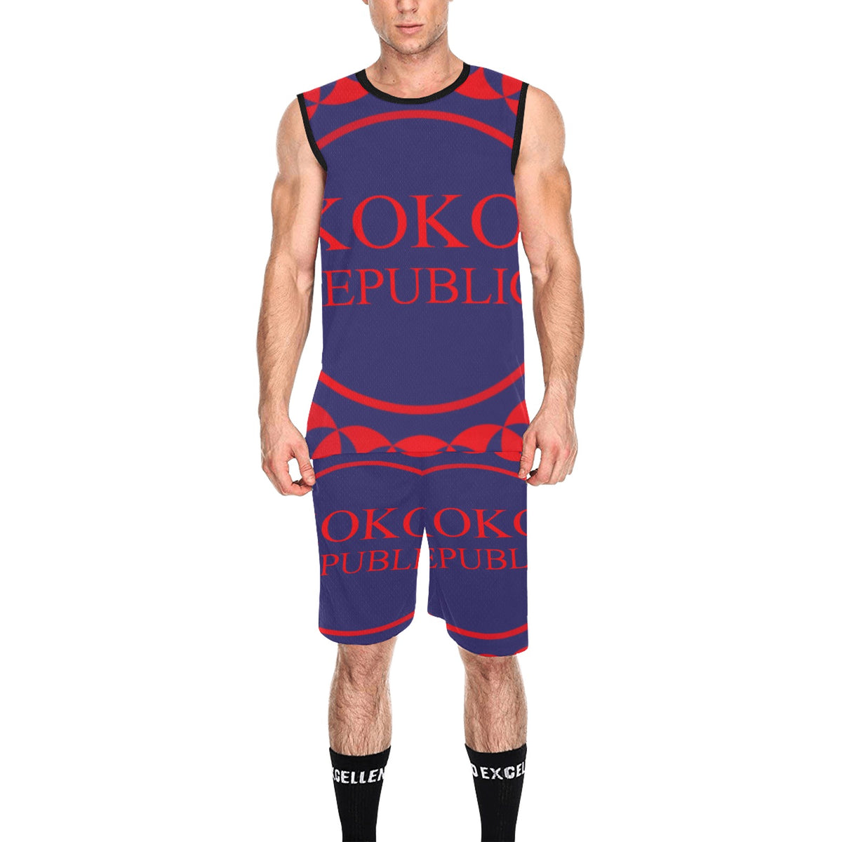 kokorepublic Men's Basketball Tracksuit