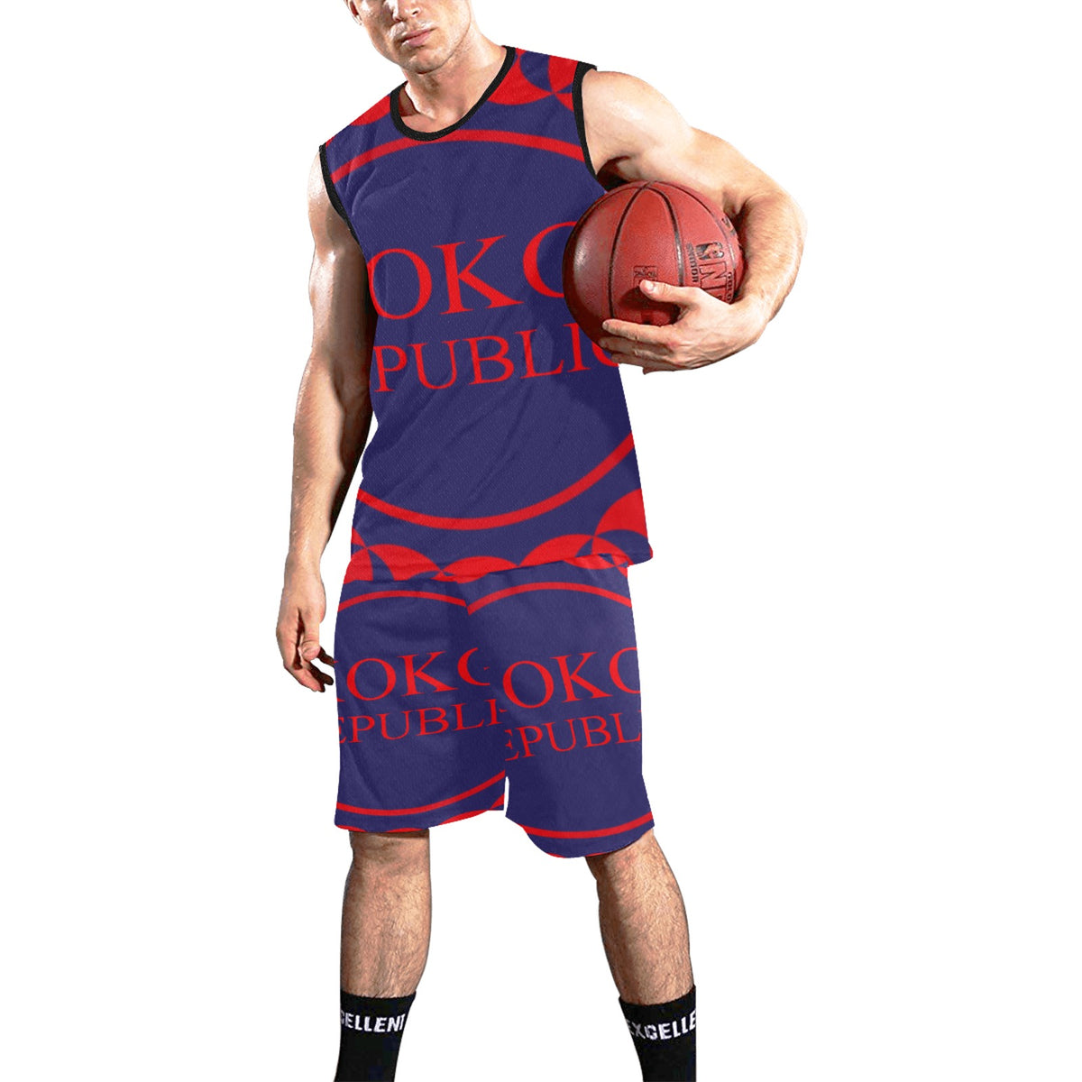 kokorepublic Men's Basketball Tracksuit