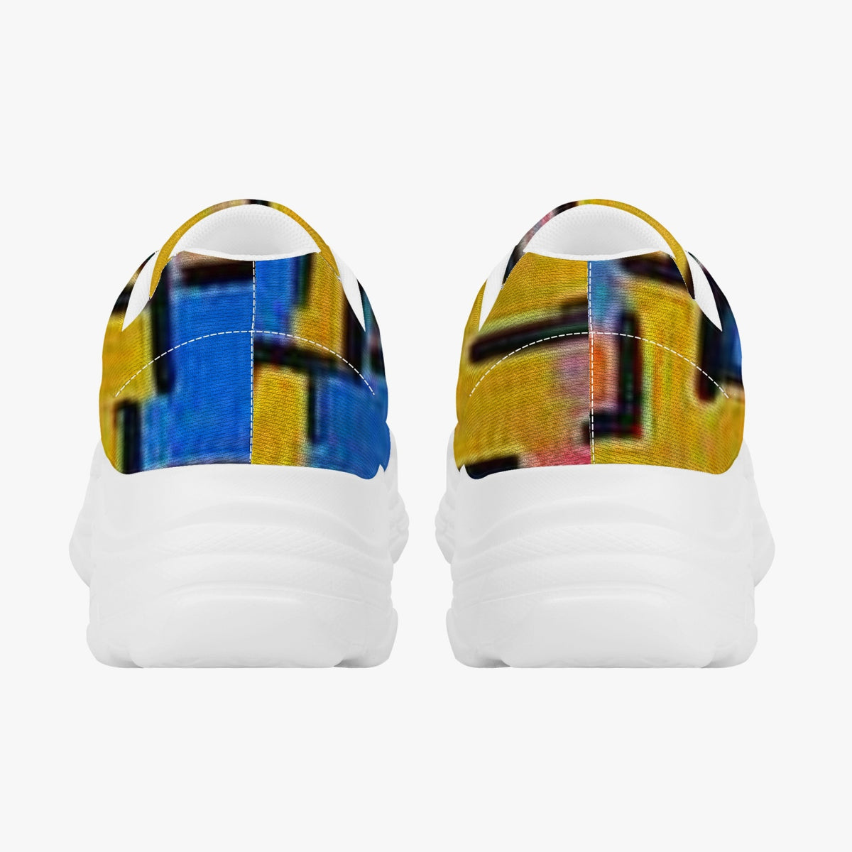176. Trendy Chunky Sneakers - White/Black