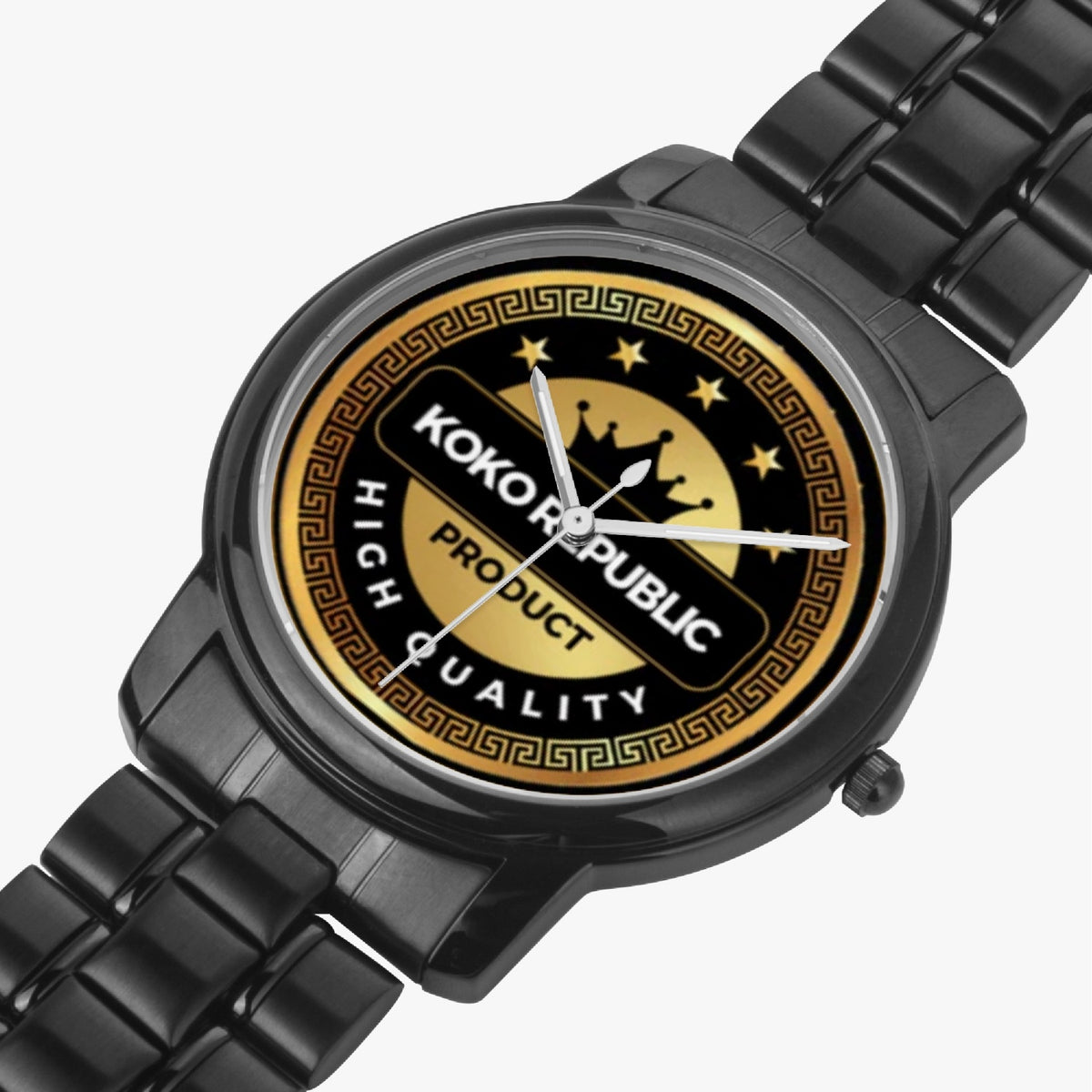 kokorepublic 153. Folding Clasp Type Stainless Steel Quartz Watch