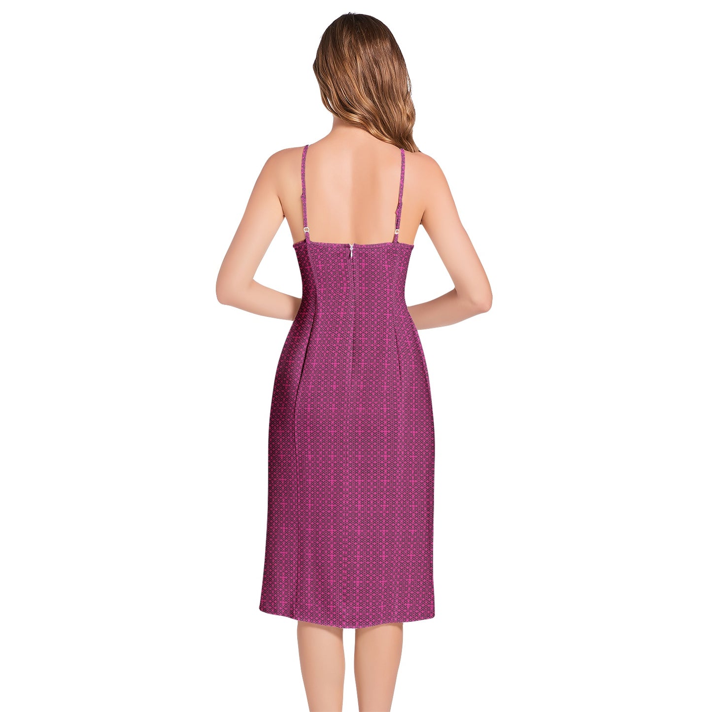 fullbreedcustom Split Thigh V-Neck Cami Dress