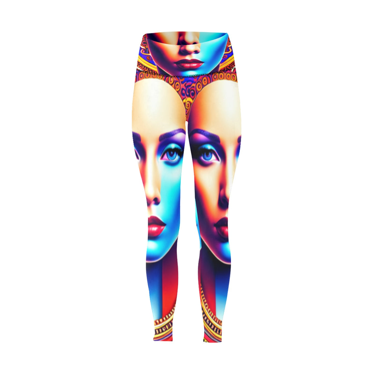 kokorepublic Women's High-Waisted Leggings (Model L36)