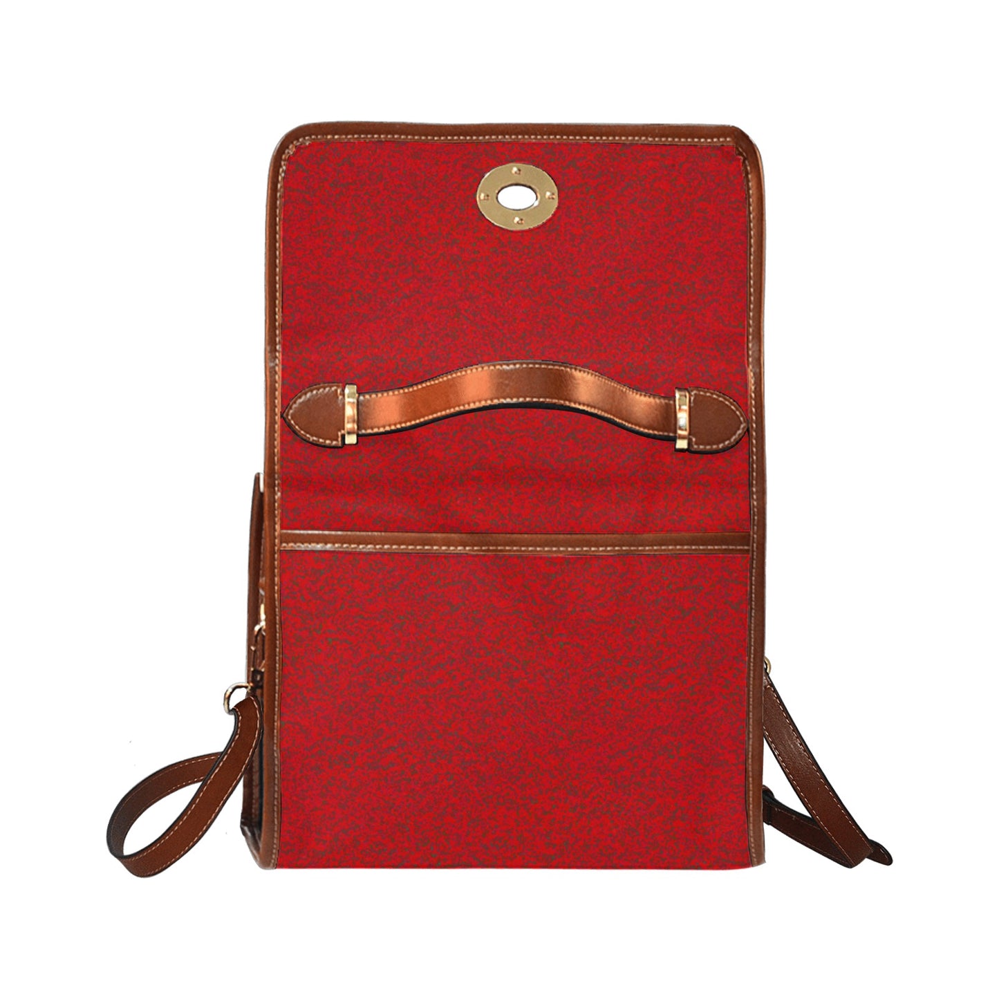kokorepublic Waterproof Canvas Bag-Brown (All Over Print) (1641)