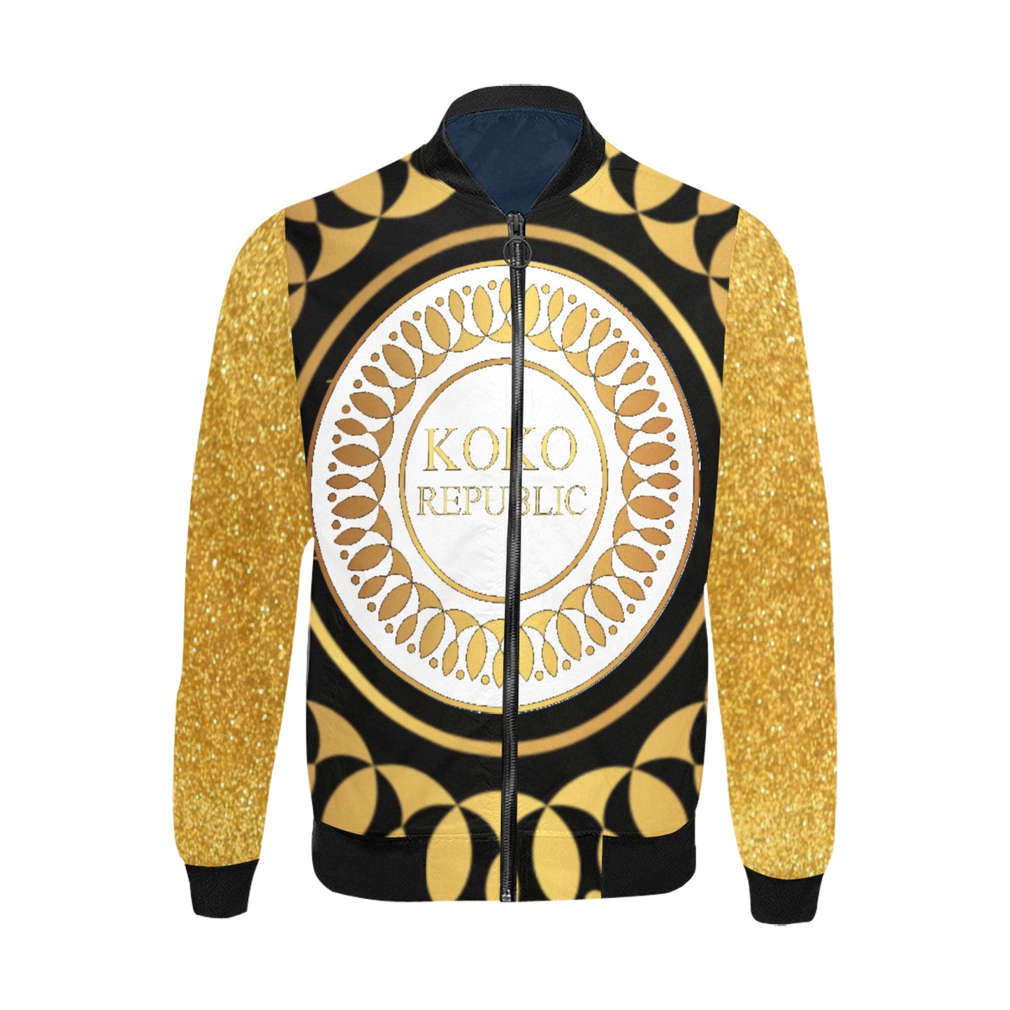 kokorepublic Men's All Over Print Bomber Jacket (Model H31)