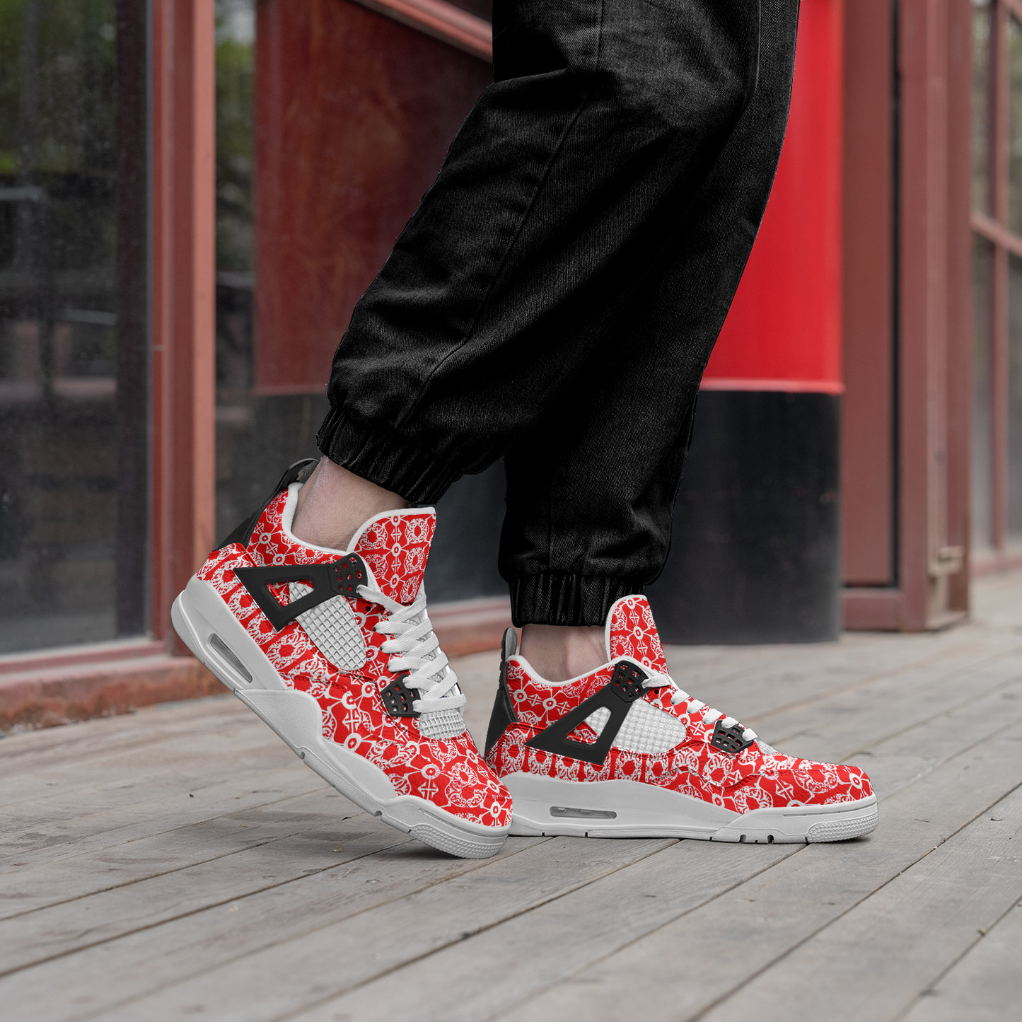 kokorepublic Unisex Non Slip Lace Up Breathable Fashion Sneakers