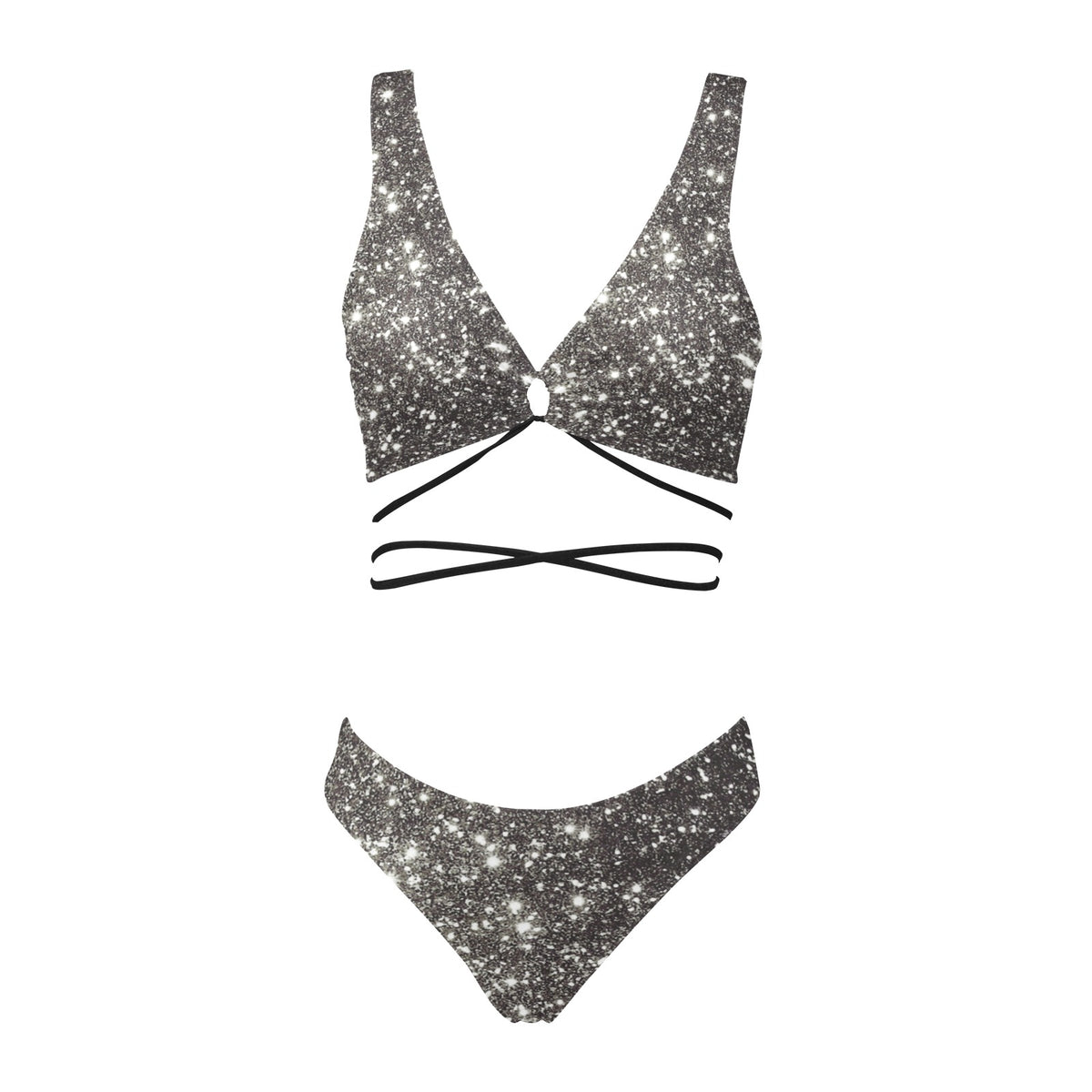 kokorepublic Women's Cross String Bikini Set (S29)