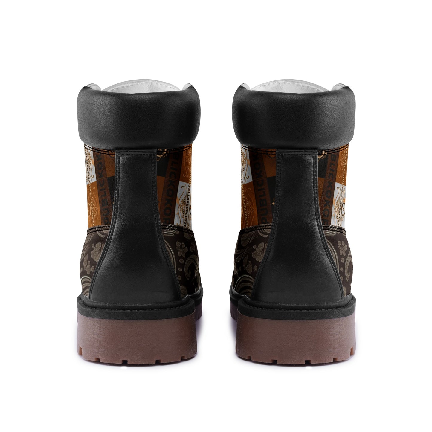 Premium Lightweight Microfiber Leather Chukka Boots