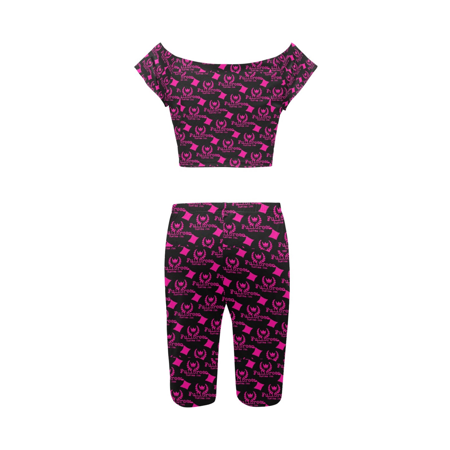 kokorepublic Women's Crop Top Yoga Set(Sets 06)