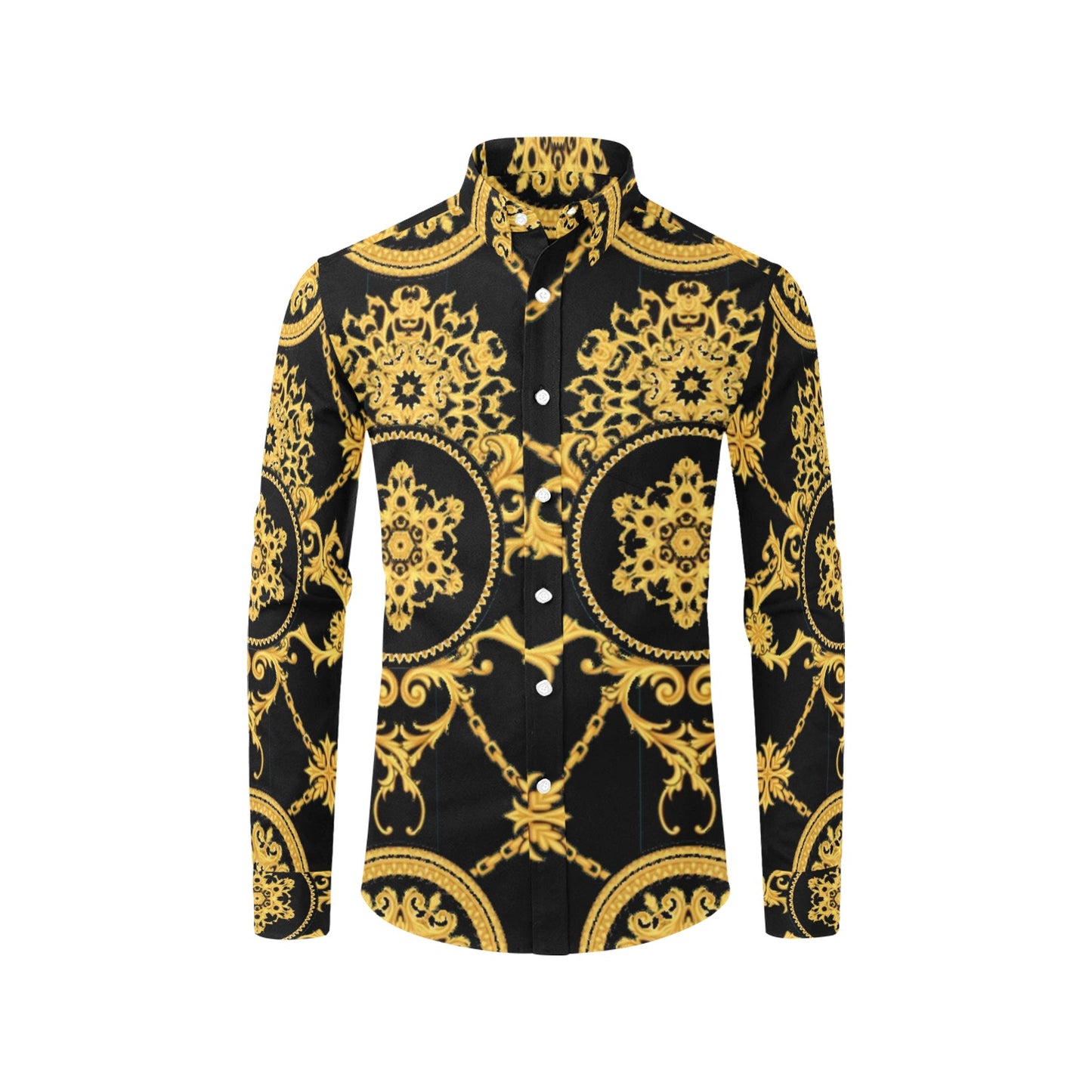 Men's All Over Print Long Sleeve Shirt(Model T61)