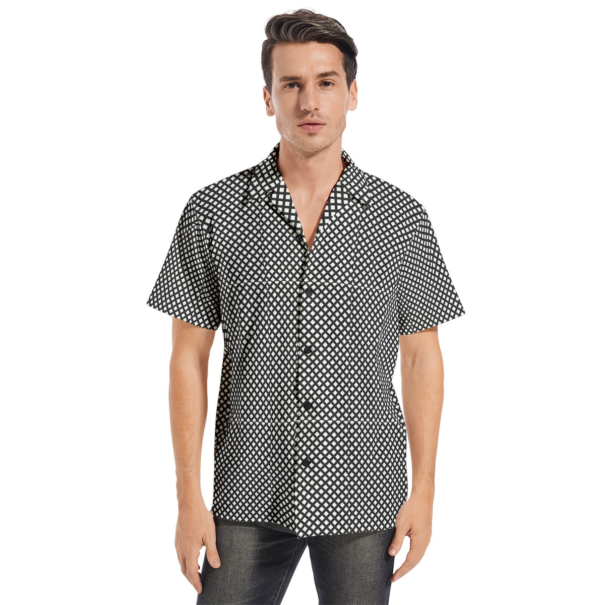 FullbreedCustom Men's All-over print Short Sleeve Shirts