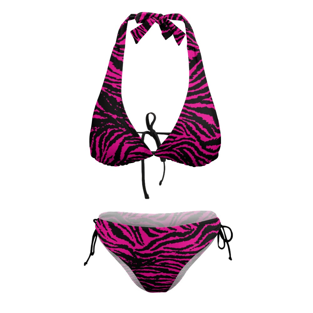 kokorepublic Ladies Sexy V-Neck Bikini Swimsuit