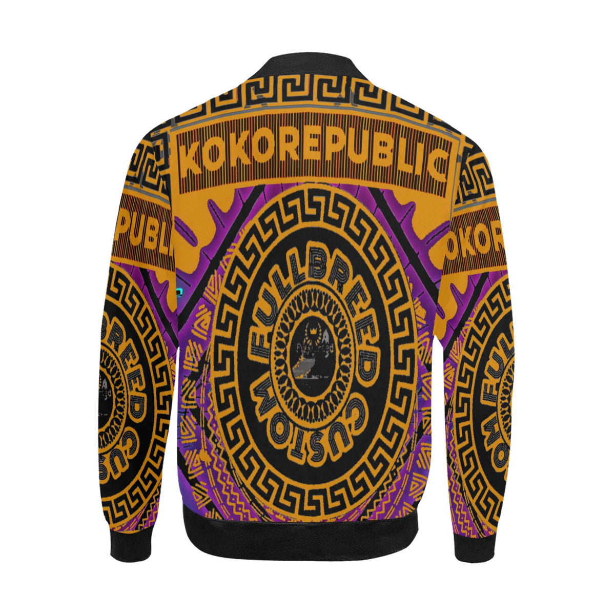 kokorepublic Men's All Over Print Bomber Jacket (Model H31)