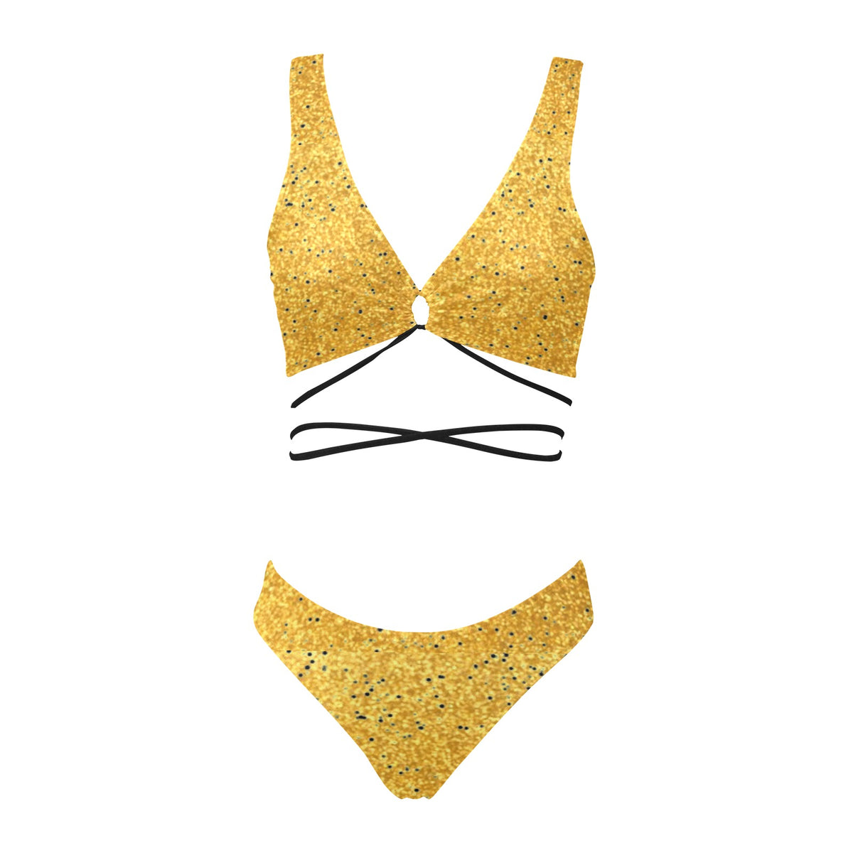 kokorepublic Cross String Bikini Set (S29)