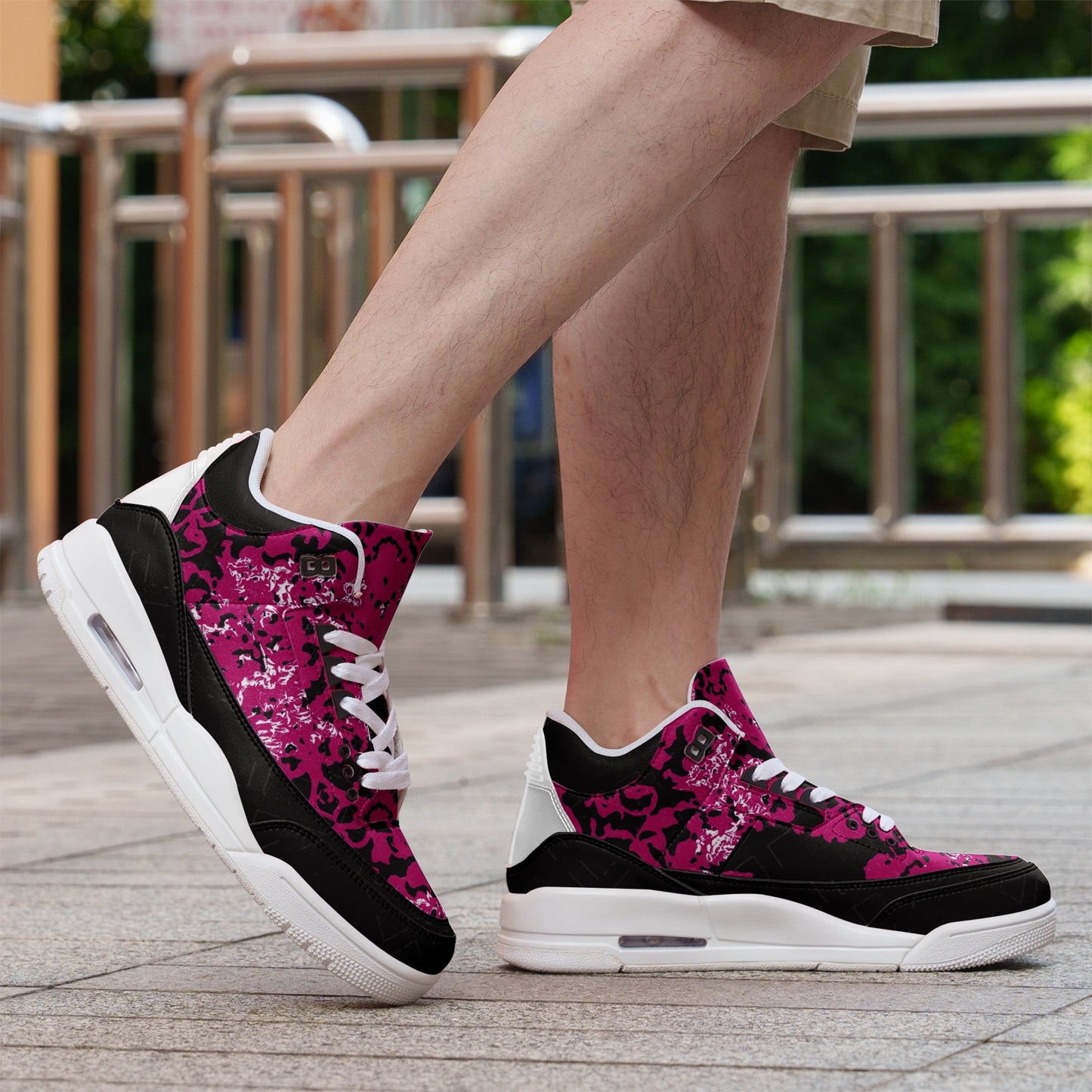 Unisex Non Slip Sneakers Lace Up Fashion Shoes