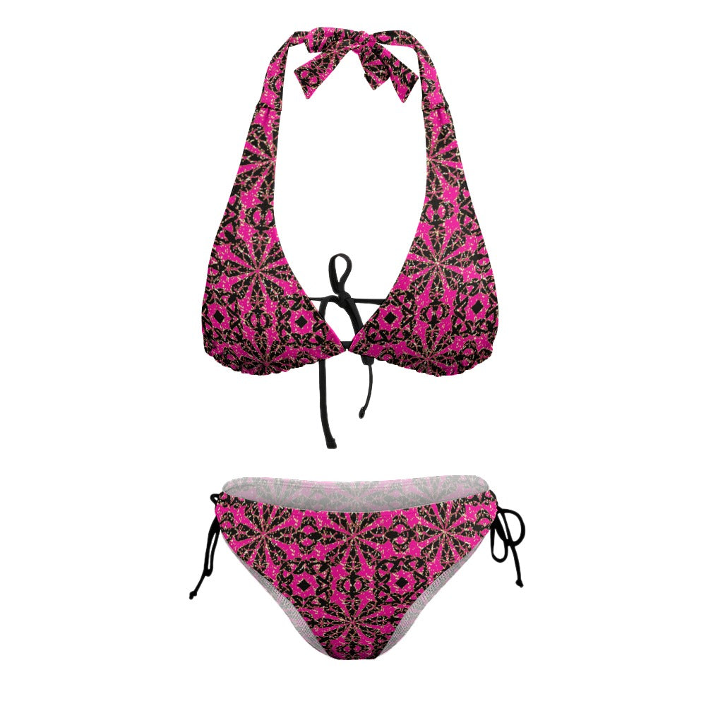 kokorepublic Ladies Sexy V-Neck Bikini Swimsuit