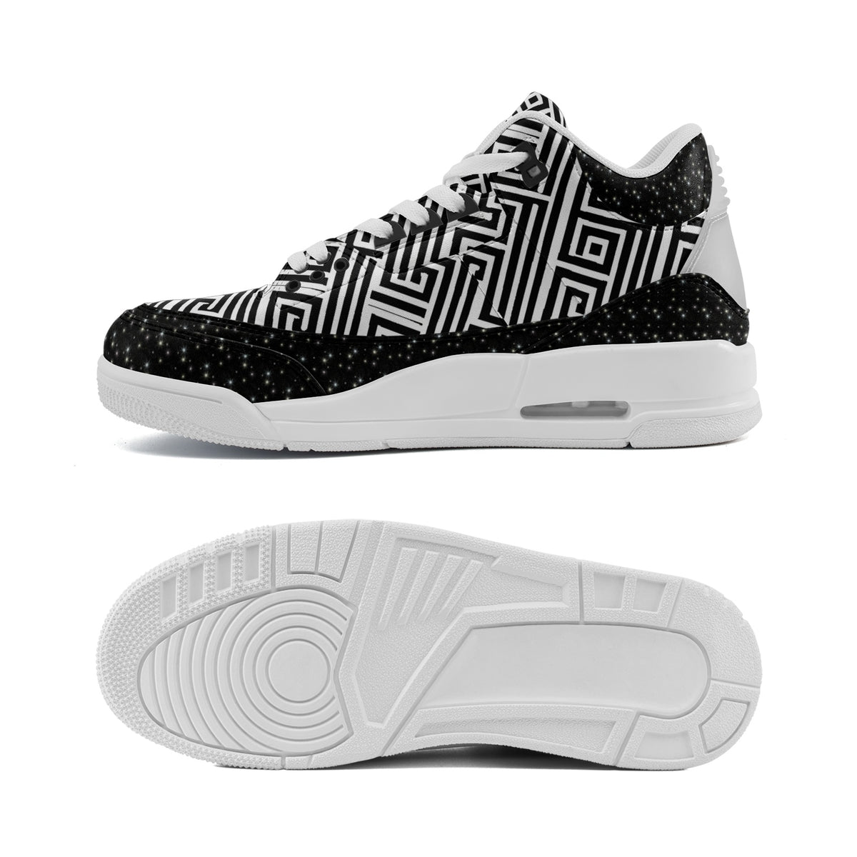 kokorepublic Unisex Non Slip Sneakers Lace Up Fashion Shoes