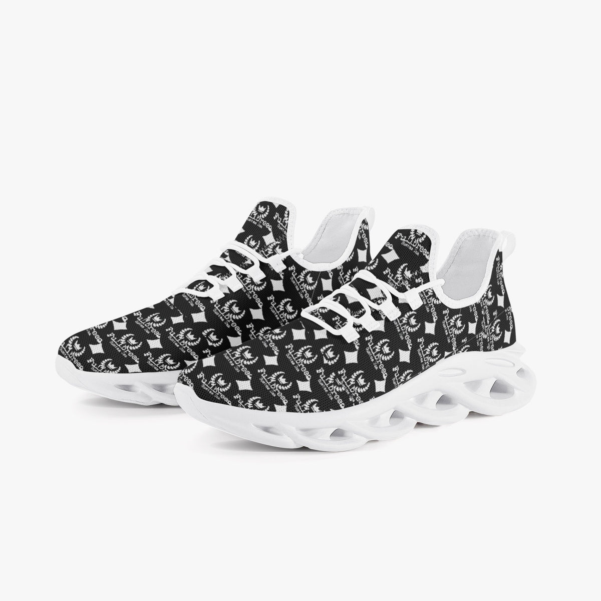 kokorepublic 311. Bounce Mesh Knit Sneakers - White