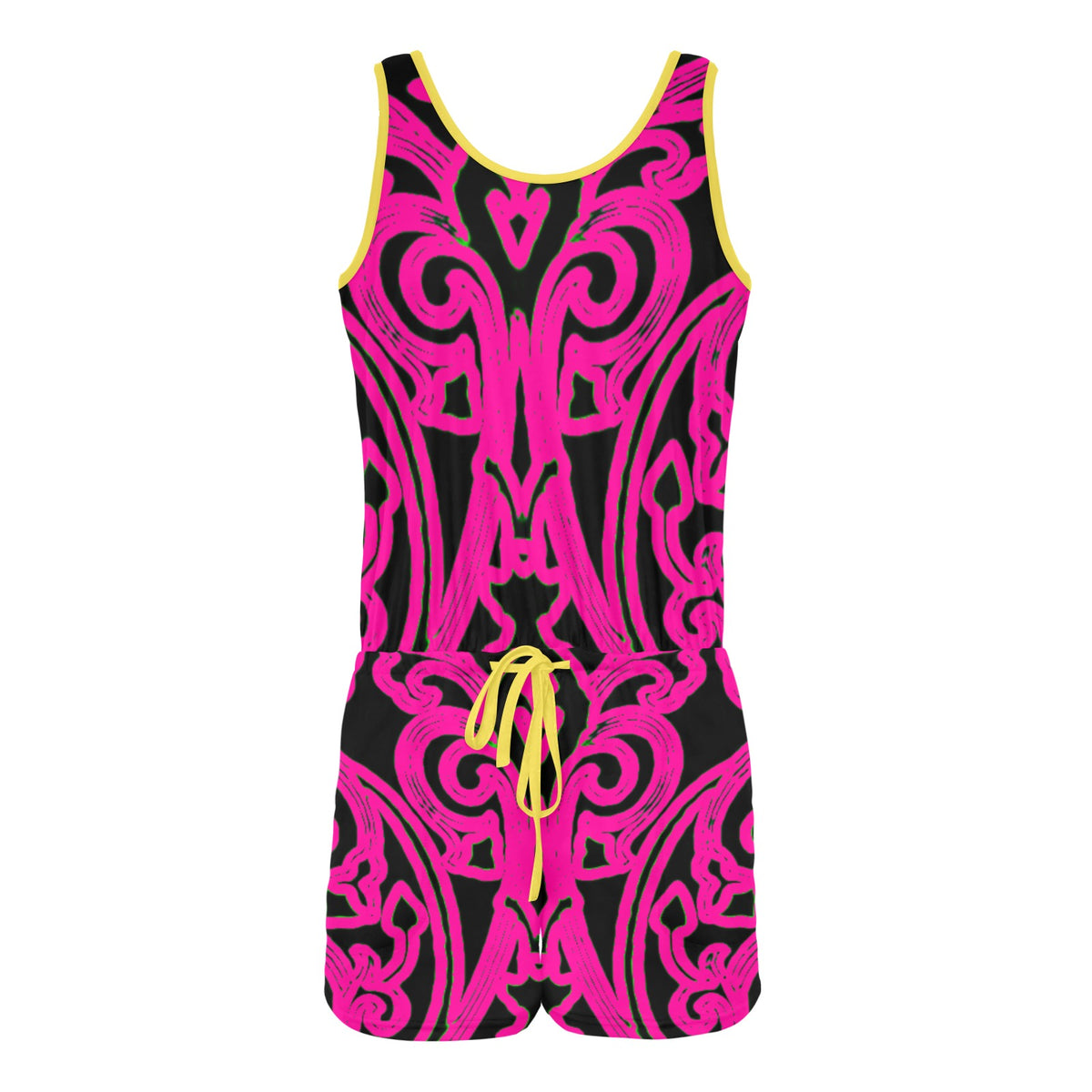 Kokorepublic Print Vest Short Jumpsuit (Sets 15)