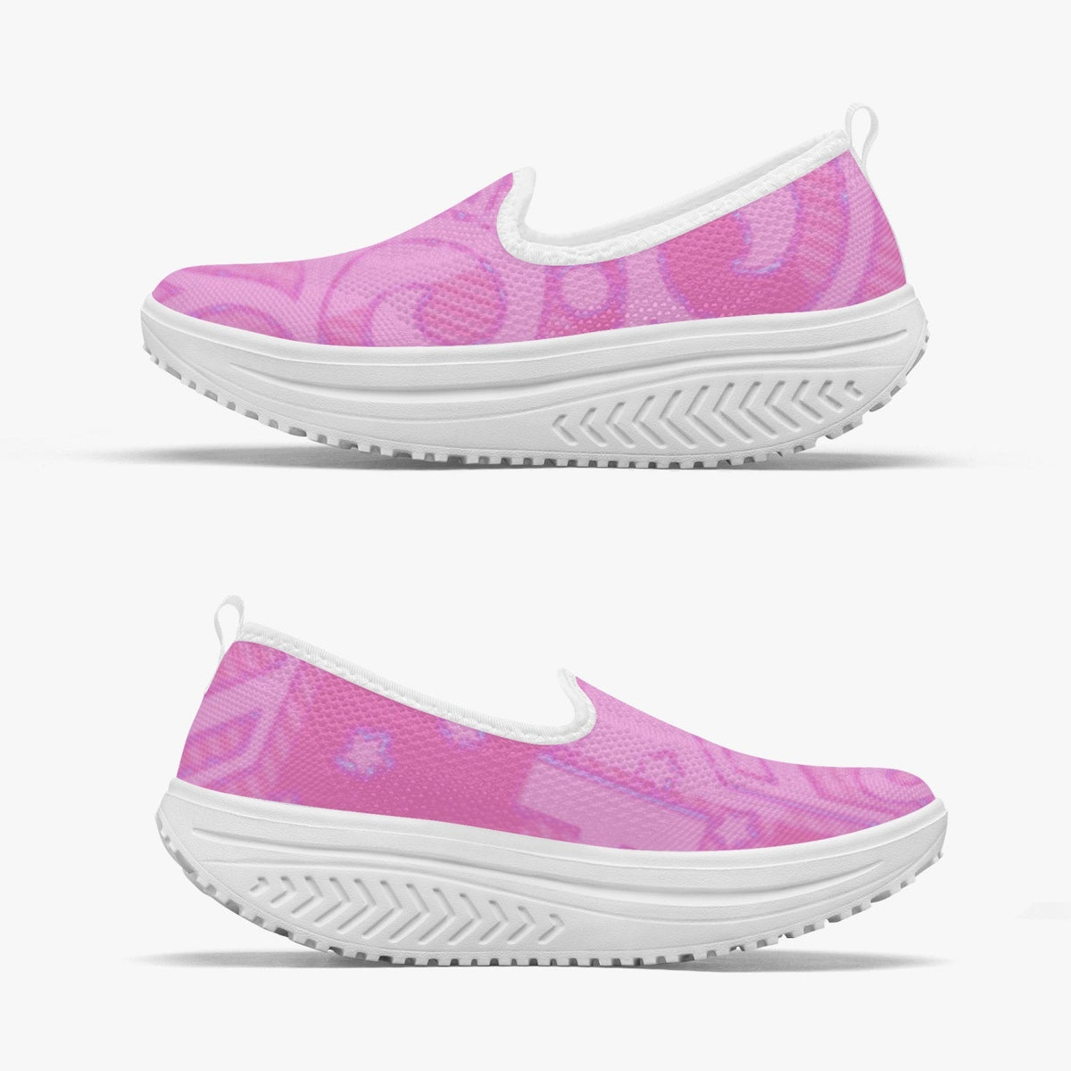 KokoRepublic 379. Women's Slip-On Mesh Rocking Shoes