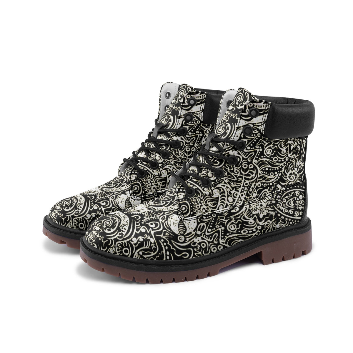 Premium Lightweight Microfiber Leather Chukka Boots