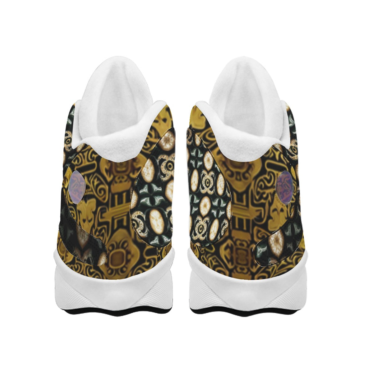 kokorepublic Men's Curved Basketball Shoes With Thick Soles