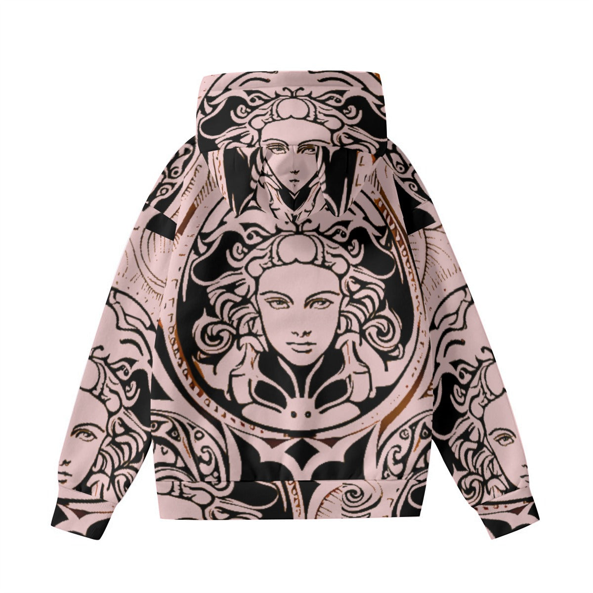 All-Over Print Women’s Hoodie With Decorative Ears