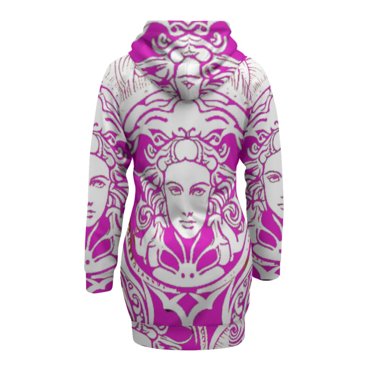 All-Over Print Women's Pullover Hoodie With Raglan Sleeve
