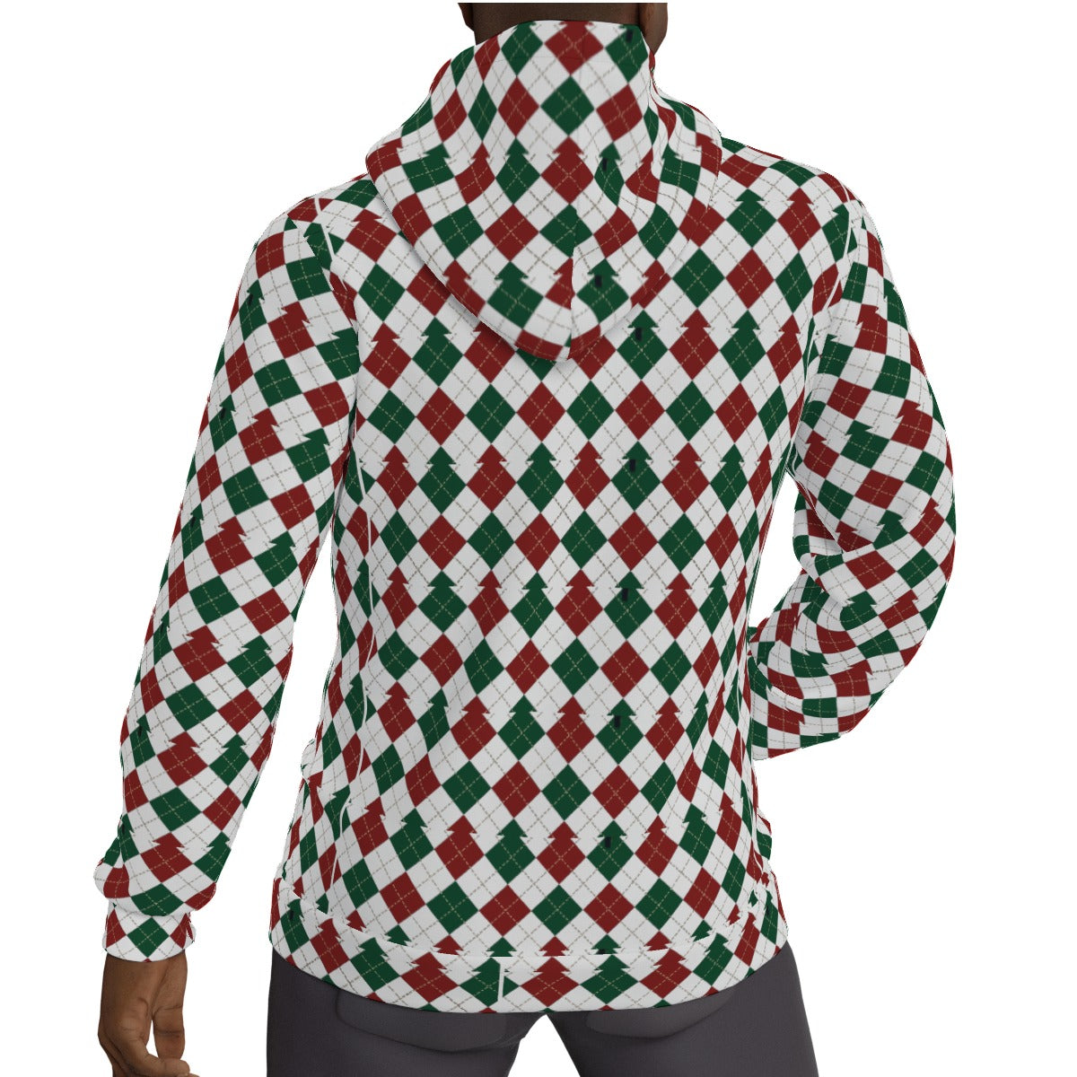 All-Over Print Men's Thicken Pullover Hoodie