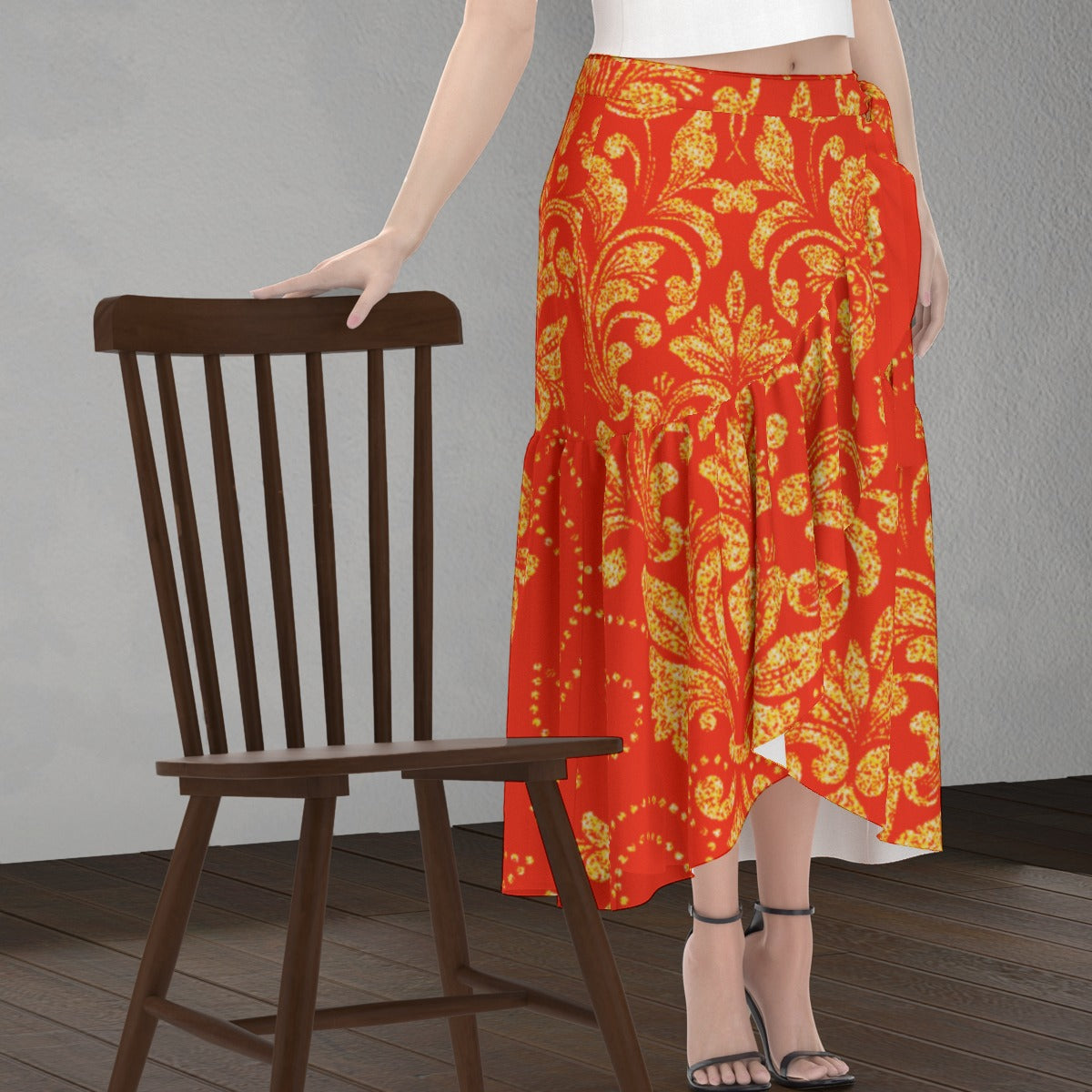 Kokorepublic Print Women's Wrap Skirt