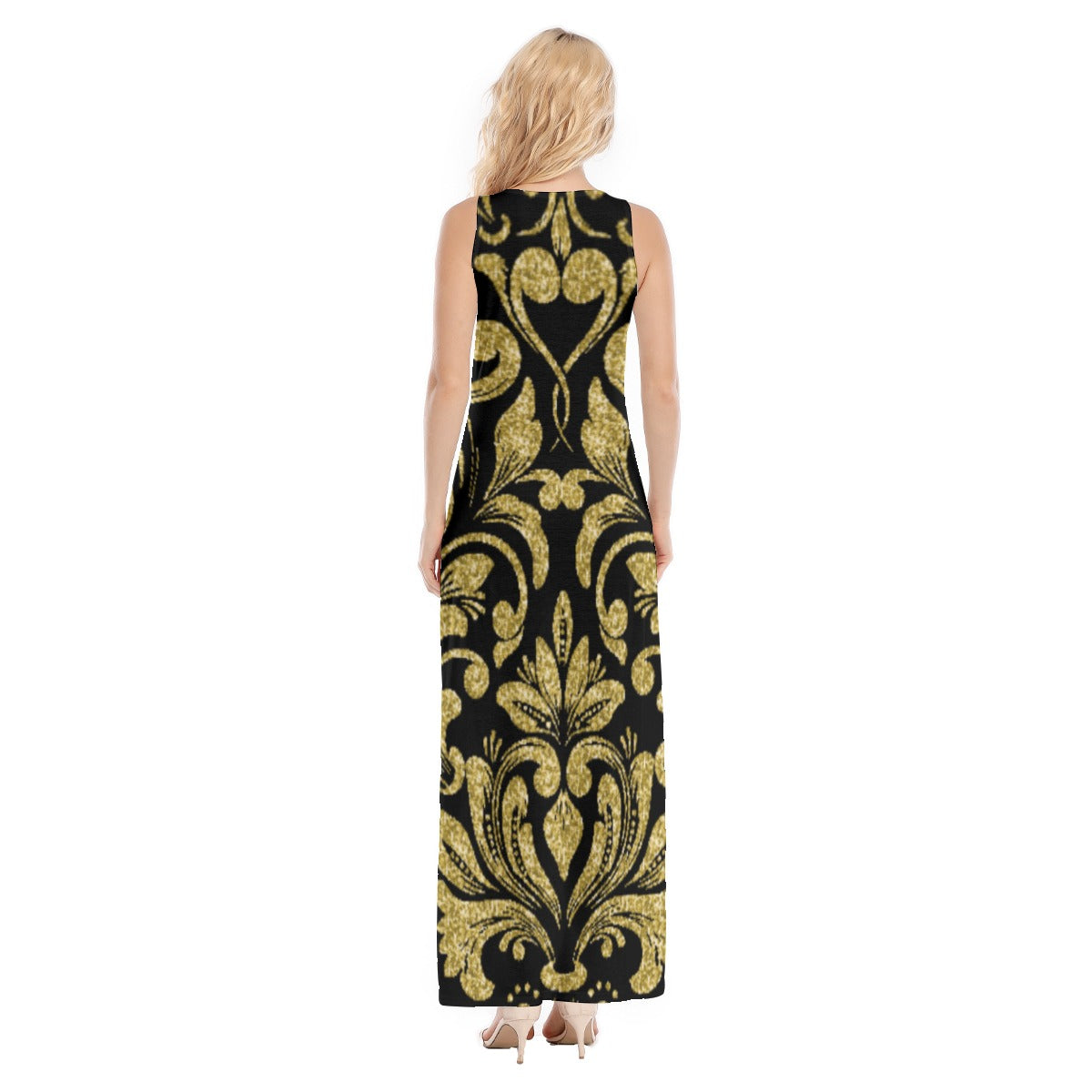 kokorepublic Print Women's Vest Dress | Length To Ankle