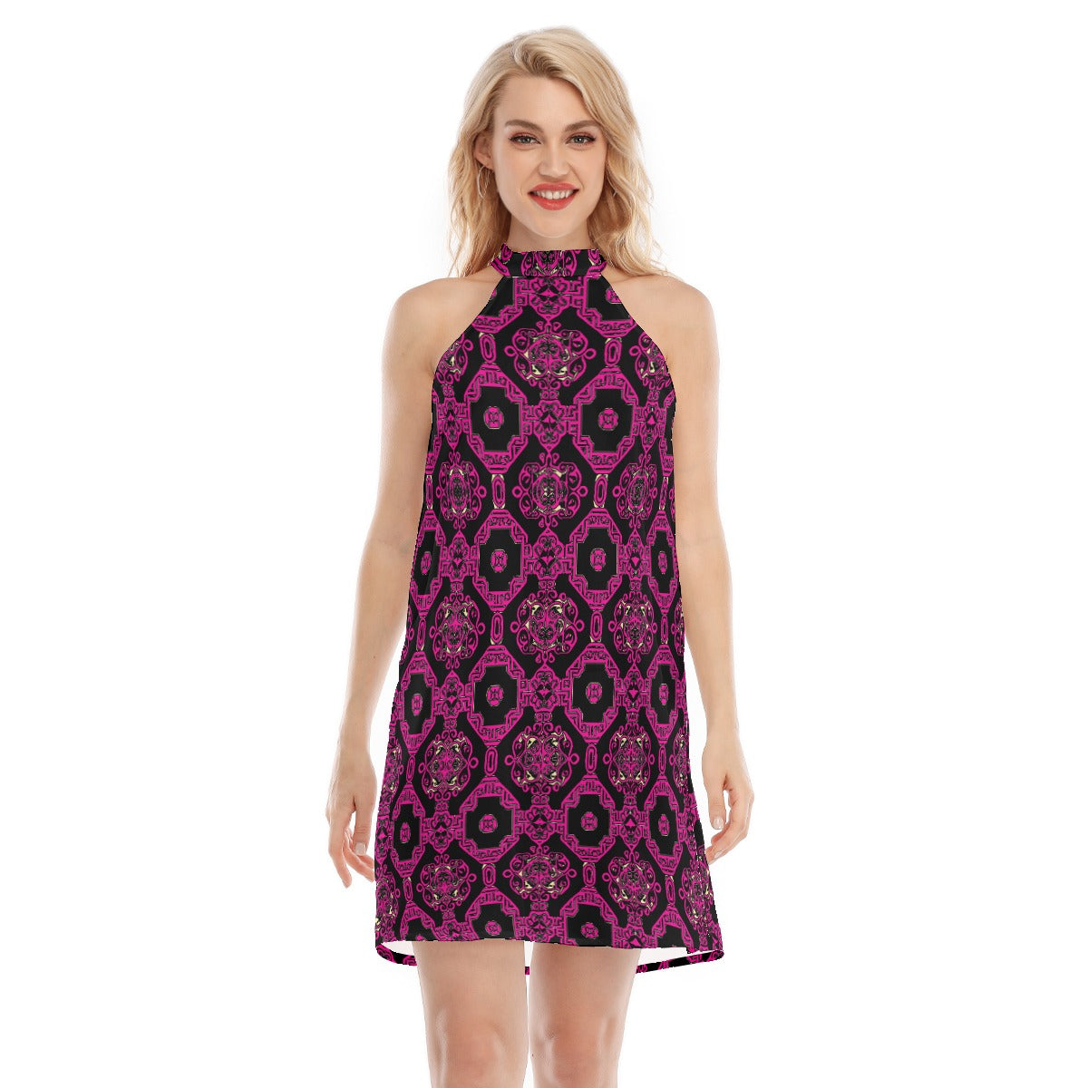 Kokorepublic Women's Dress With Neck Tie