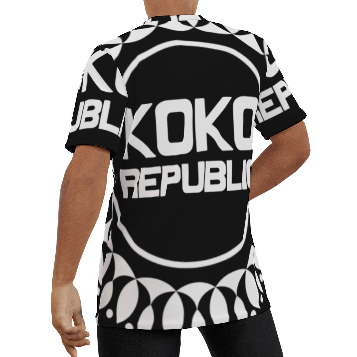 Koko Republic All-Over Print Men's O-Neck T-Shirt