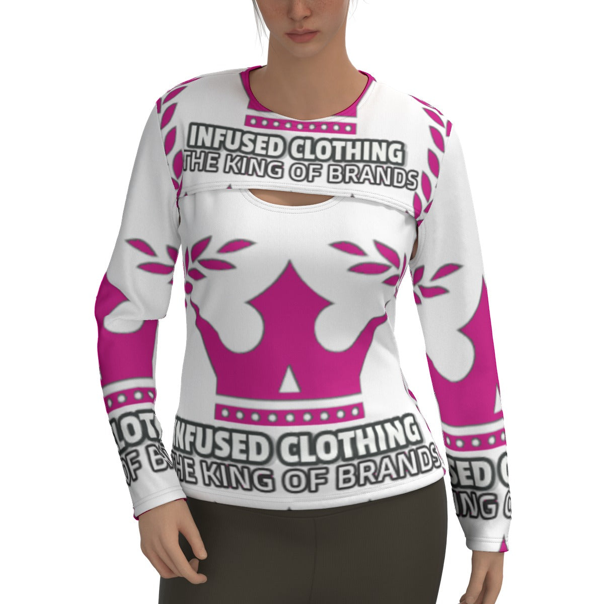 Infused Clothing All-Over Print Women's Two-piece Sport Sweatshirt