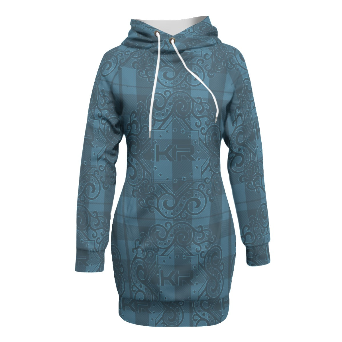 All-Over Print Women's Pullover Hoodie With Raglan Sleeve