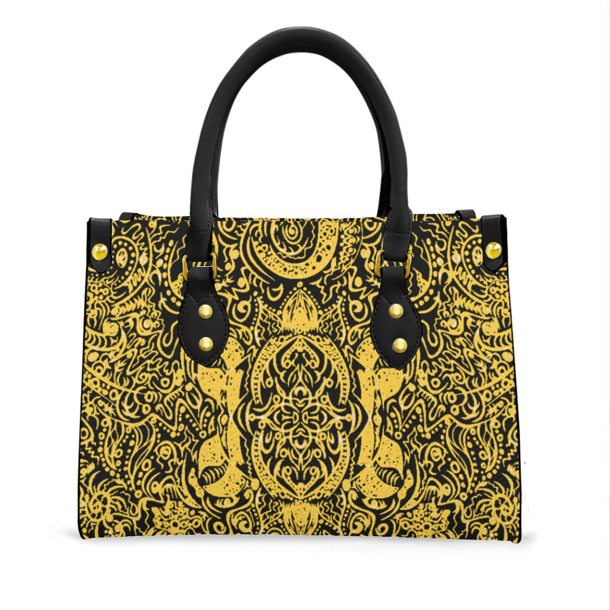 kokorepublic Women's Tote Bag With Black Handle