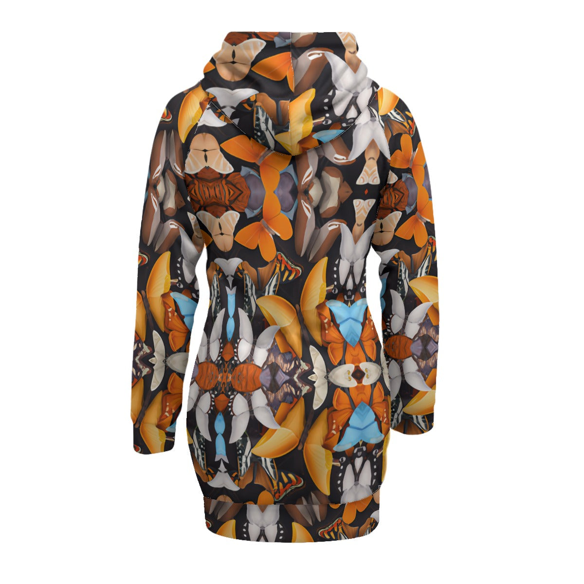 kokorepublic Print Women's Pullover Hoodie With Raglan Sleeve