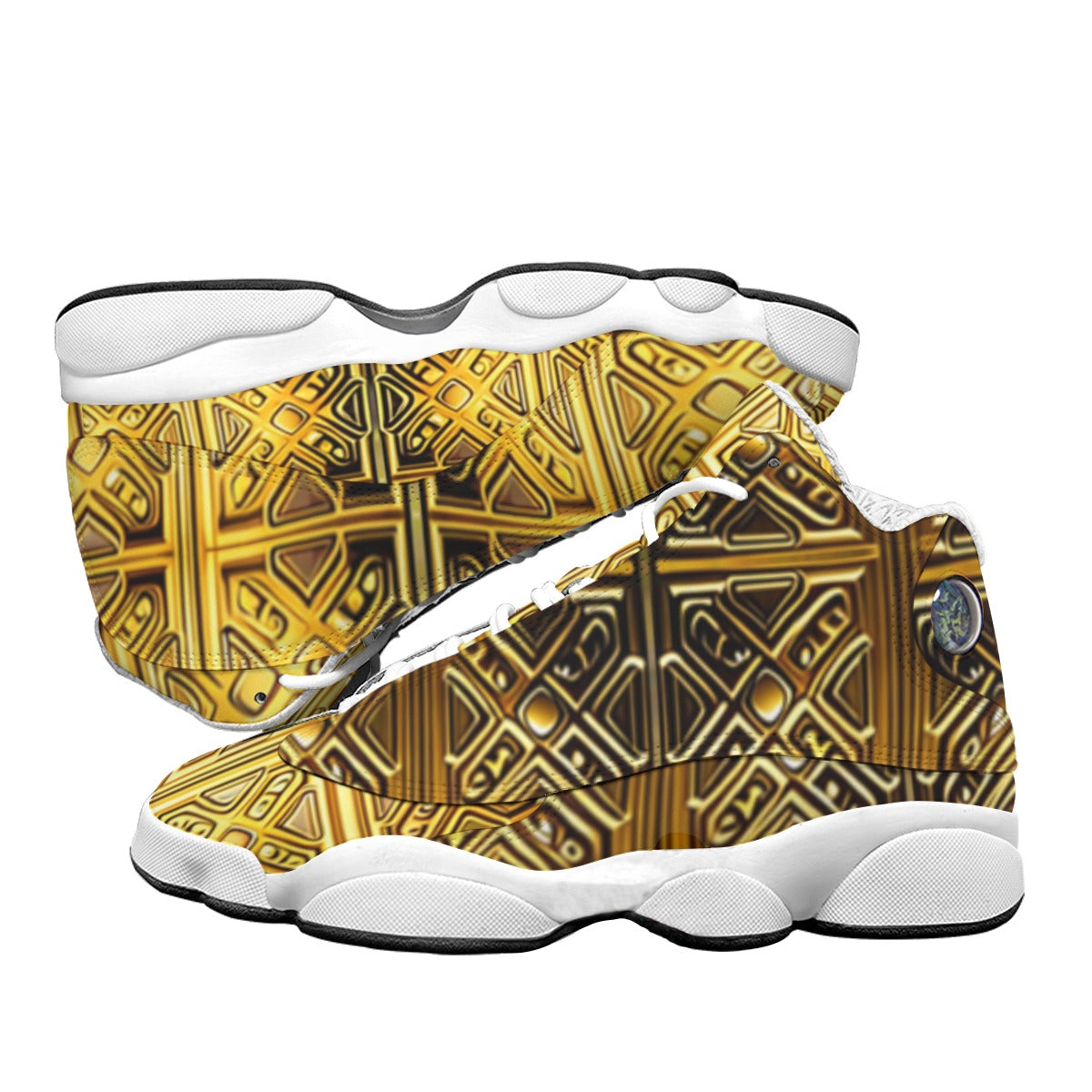 kokorepublic Men's Curved Basketball Shoes With Thick Soles
