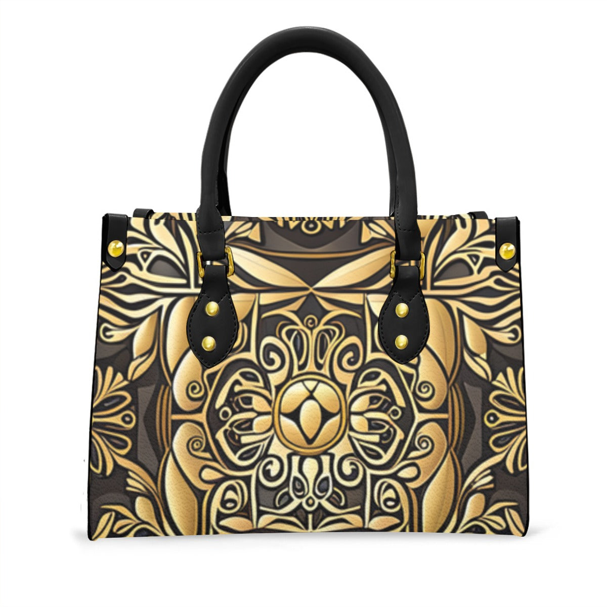 kokorepublic Women's Tote Bag With Black Handle